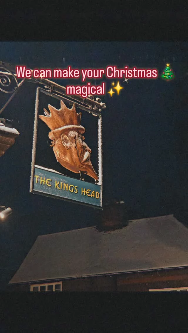 Stop scrolling! Your search for the perfect Christmas Party Venue ends right here. 🤩
​Our stunning function room is officially decked out and ready to host your team, your friends, or your family for the most memorable festive celebration of the year! ✨
​Forget the stress of planning. When you book your Christmas party with us,@thekingshead.sv you get:
​A private, fully decorated room with a festive atmosphere that is instantly 'grammable.
​Delicious, tailored Christmas menus crafted by our head chef.
​Dedicated event staff to ensure your party runs flawlessly. And memories you will never forget about!

#freshfoods #cozybar #publife #cheflife #kentproduce #functionroomhire #cockatiel #ChristmasEvents #ChristmasParty #Christmas