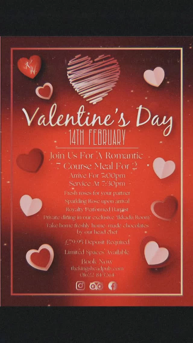 Spending quality time together is an excellent way to express affection. ❤️

Might I suggest an evening @thekingshead.sv , where a distinguished harpist, who has previously performed for Her Majesty the Queen, will be entertaining?